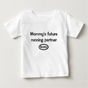 Camiseta De Bebé El socio corriente futuro de la mamá