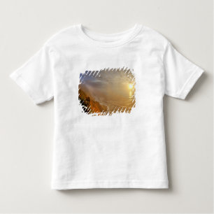 Camiseta De Bebé El sol se pone sobre el Océano Pacífico desde Hece