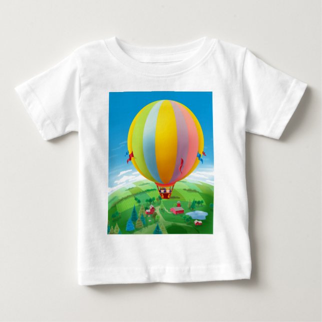 Camiseta De Bebé El soplar en el viento (Anverso)