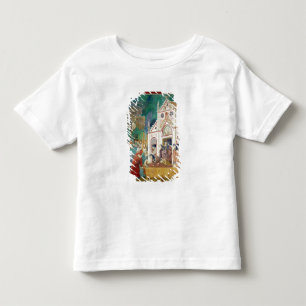 Camiseta De Bebé El St. Clare abraza al cuerpo de St Francis
