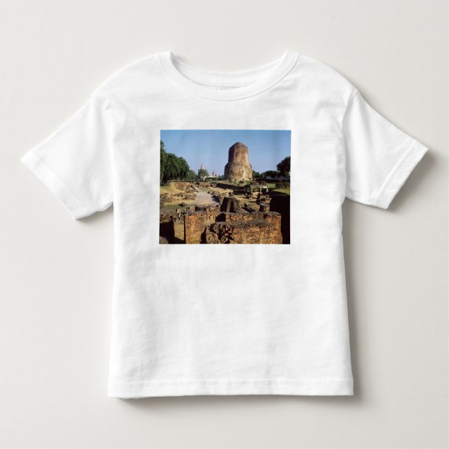 Camiseta De Bebé El stupa de Dhamekh, ANUNCIO c.500 (Anverso)