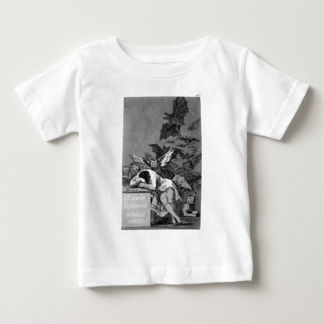 Camiseta De Bebé El sueño de la razón produce a monstruos de (Anverso)