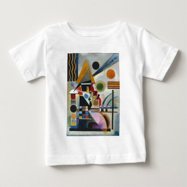 Camiseta De Bebé El swing de la pintura abstracta de Kandinsky (Anverso)