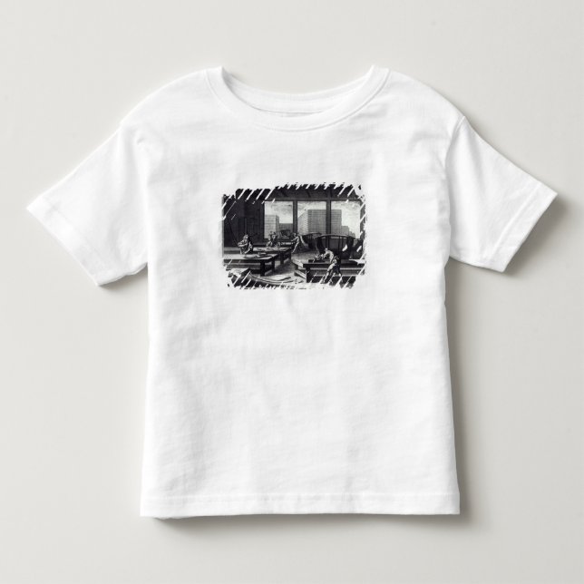 Camiseta De Bebé El taller del carpintero (Anverso)