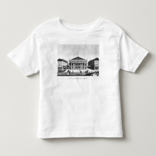 Camiseta De Bebé El teatro de l'Odeon, c.1830 (Anverso)