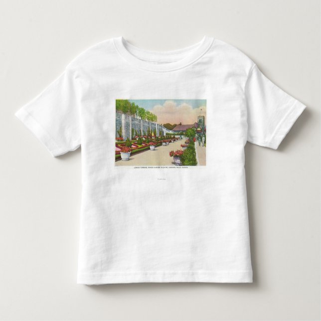 Camiseta De Bebé El teatro del jardín de Oakes baja la terraza (Anverso)