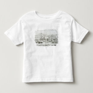 Camiseta De Bebé El templo copiado de un diseño en una medalla