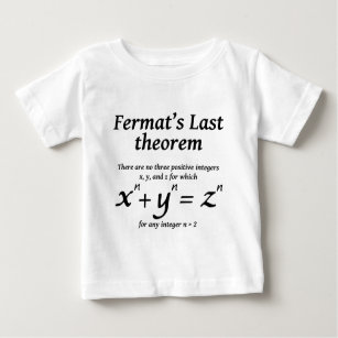 Camiseta De Bebé El teorema pasado de Fermat