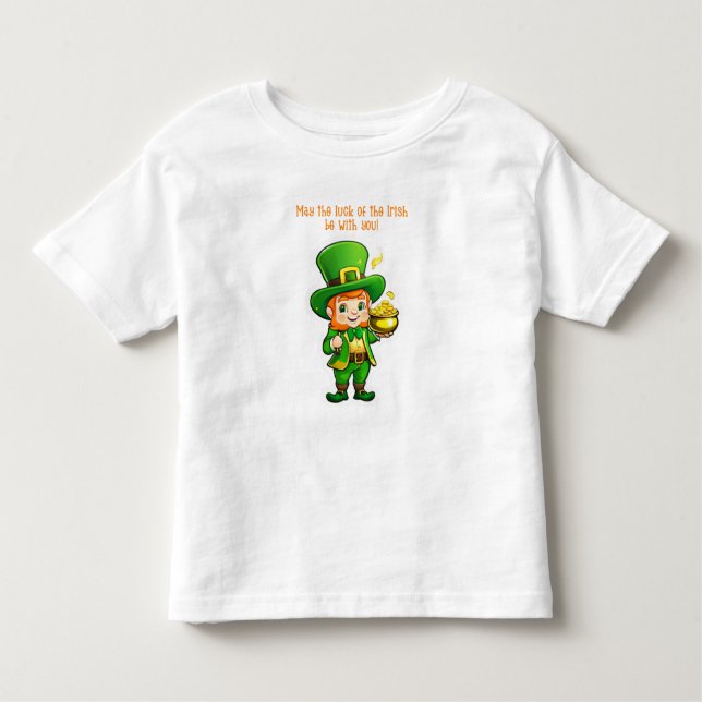 Camiseta De Bebé El tesoro de Lucky Leprechaun (Anverso)