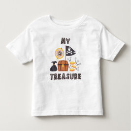 Camiseta De Bebé El tesoro del pirata