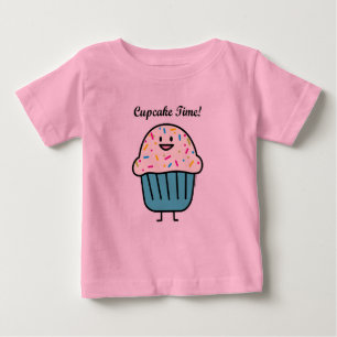 Camiseta De Bebé El tiempo de la magdalena con asperja la pasta de