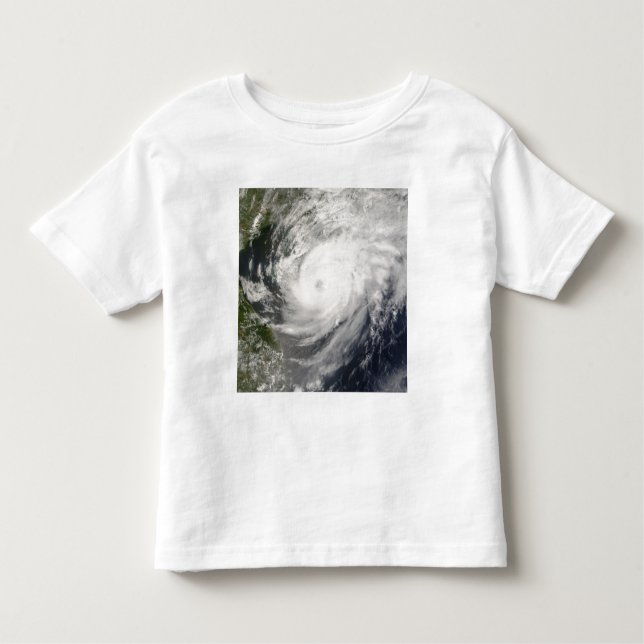 Camiseta De Bebé El tifón Neoguri se acerca a China (Anverso)