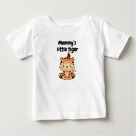 Camiseta De Bebé El tigre pequeño de mamá