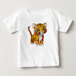 Camiseta De Bebé El tigre pequeño, la luz
