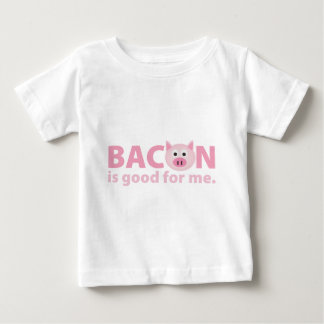 Camiseta De Bebé El tocino es bueno para mí