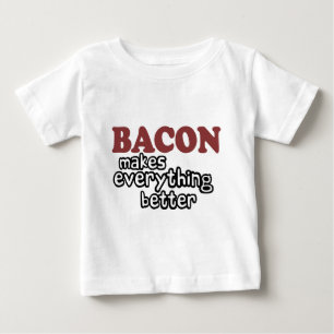 Camiseta De Bebé el tocino hace todo mejor
