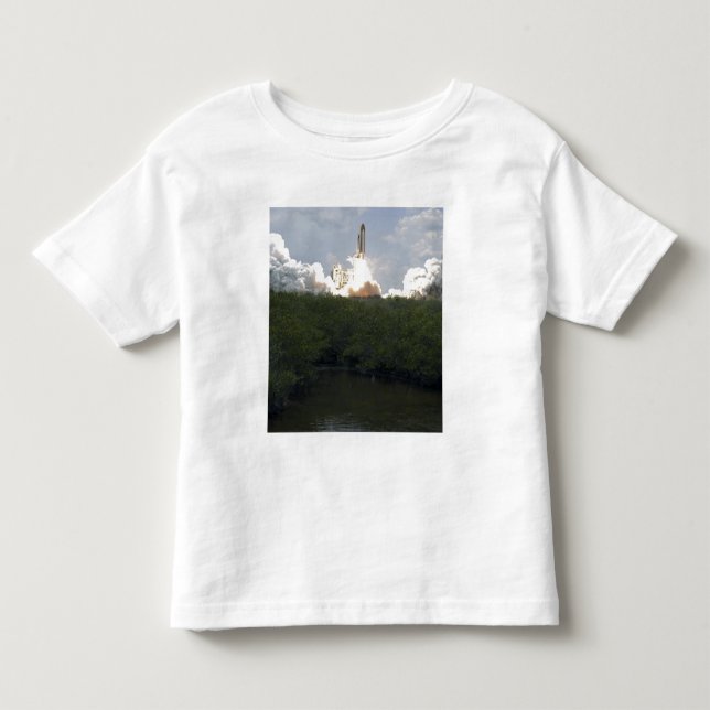 Camiseta De Bebé El transbordador espacial Atlantis levanta 13 (Anverso)