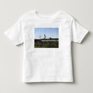 Camiseta De Bebé El transbordador espacial la Atlántida despliega