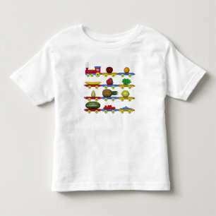 Camiseta De Bebé El tren de la fruta