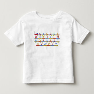 Camiseta De Bebé El tren del alfabeto