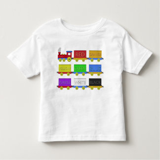 Camiseta De Bebé El tren del color