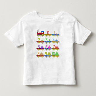 Camiseta De Bebé El tren del número