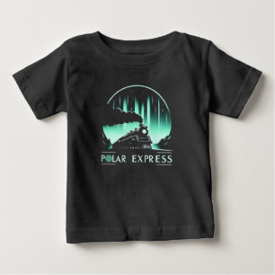 Camiseta De Bebé El tren Polar Express de moda negro