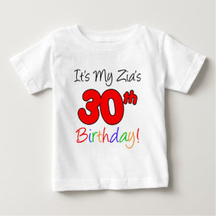 Camiseta De Bebé El trigésimo cumpleaños de Zia