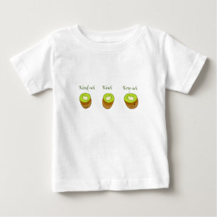 Camiseta De Bebé El trío del kiwi