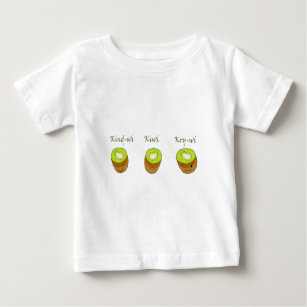 Camiseta De Bebé El trío del kiwi