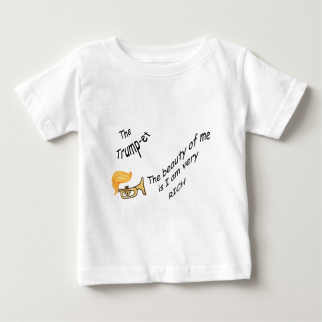 Camiseta De Bebé El Trump-et - La belleza de mí..... (Anverso)