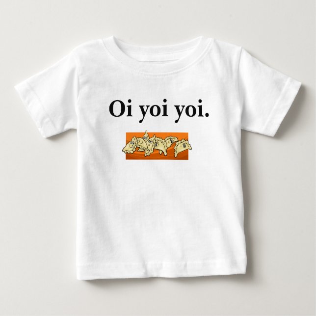 Camiseta De Bebé El ucraniano Oi Yoi Yoi Varenyky Perroga a Toddler (Anverso)