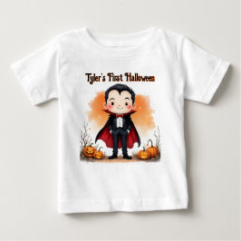 Camiseta De Bebé El vampiro no es tan aterrador en la primera Hallo