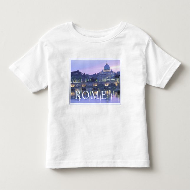 Camiseta De Bebé El Vaticano | Roma, Italia (Anverso)