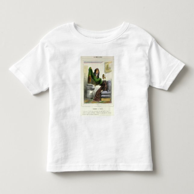 Camiseta De Bebé El vendedor del paño (Anverso)