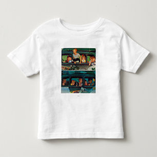Camiseta De Bebé El venir y el ir de Norman Rockwell