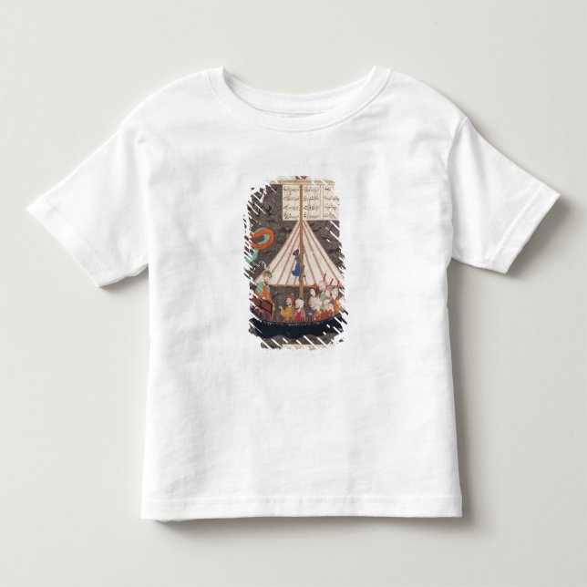 Camiseta De Bebé El viaje de Alexander el grande (Anverso)