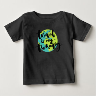Camiseta De Bebé El viaje es mi terapia