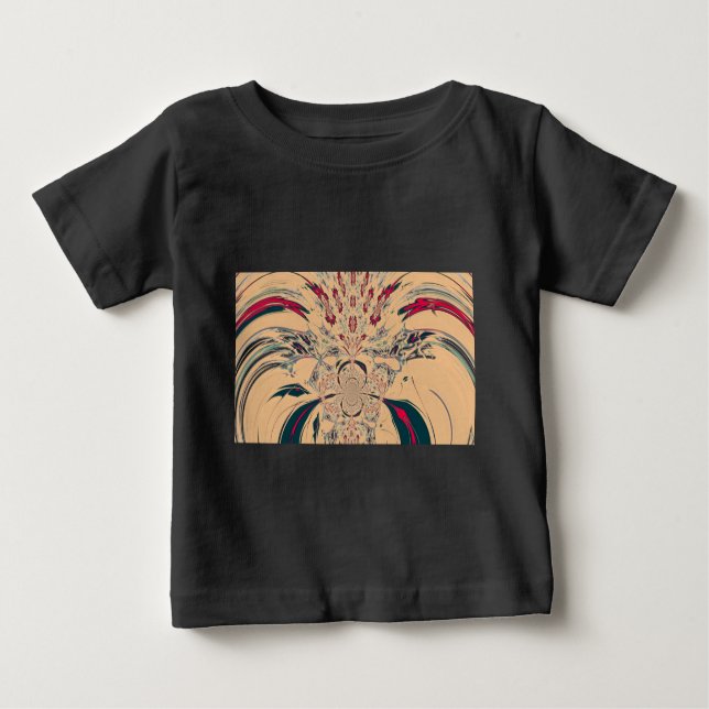 Camiseta De Bebé El vibrante Kaleidoscope africano: Un delicioso vi (Anverso)