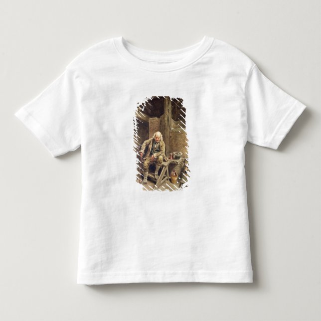 Camiseta De Bebé El viejo criado fiel (Anverso)