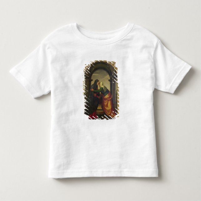 Camiseta De Bebé El Visitation de St. Elizabeth al Virgen María (Anverso)