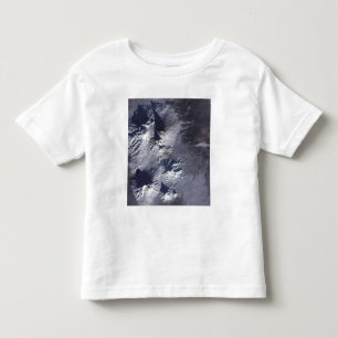 Camiseta De Bebé El volcán de Bezymianny exhibe un penacho modesto
