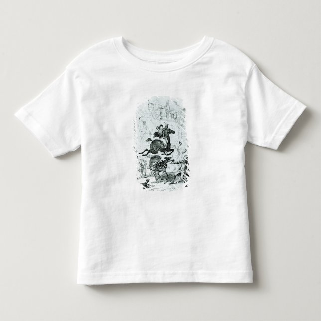 Camiseta De Bebé El vuelo de Turpin a través de Edmonton (Anverso)