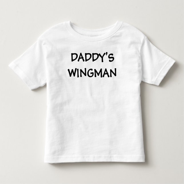 CAMISETA DE BEBÉ EL WINGMAN DEL PAPÁ (Anverso)