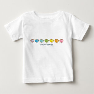 Camiseta De Bebé El yoga habla bebé: todo el bebé Chakras