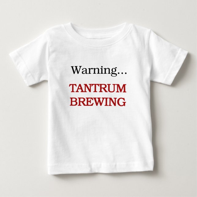 Camiseta De Bebé Elaboración de la cerveza de la rabieta (Anverso)