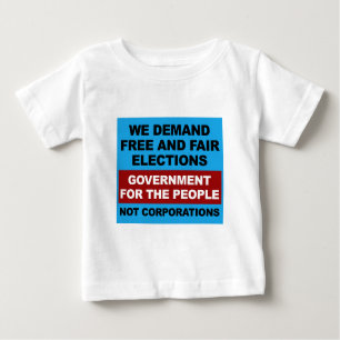 Camiseta De Bebé Elecciones libres y justas