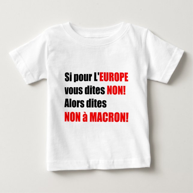 Camiseta De Bebé Elecciones presidenciales de Francia 2017 - Baby T (Anverso)