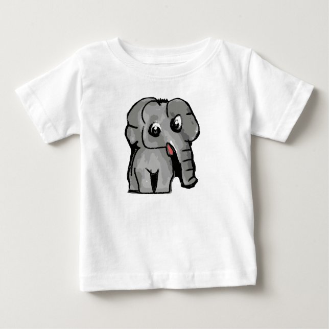 Camiseta De Bebé Elefante (Anverso)
