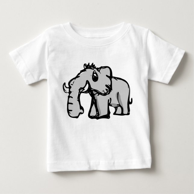 Camiseta De Bebé Elefante (Anverso)